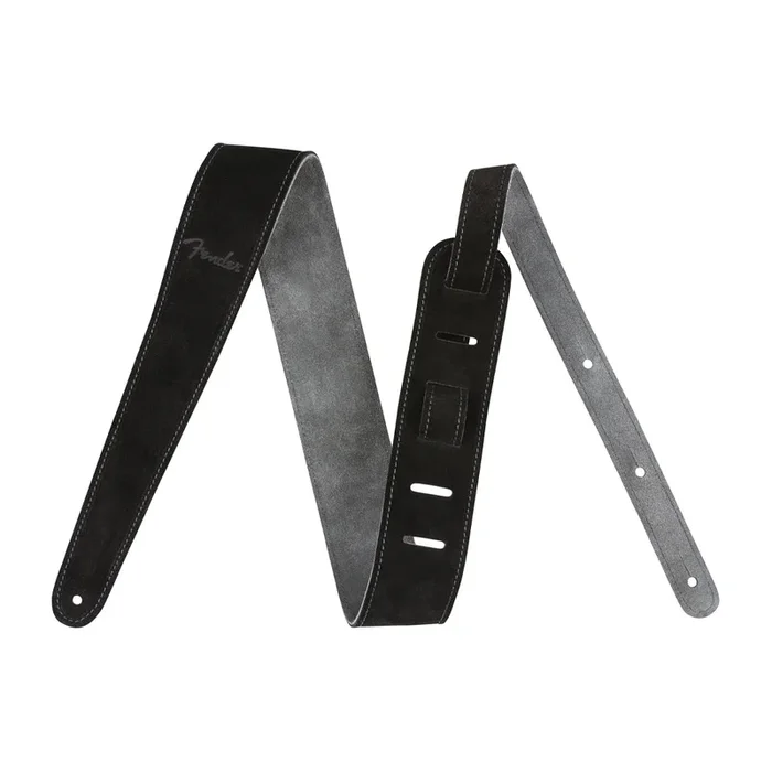 Fender Reversible Suede Guitar Strap – Black/Gray