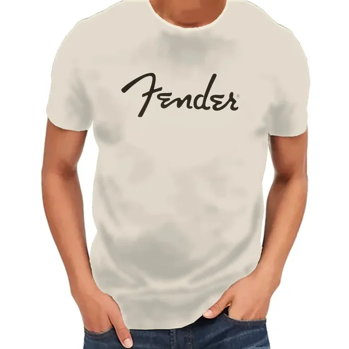Fender Spaghetti Logo T Shirt Olympic White 2X – 9192322806