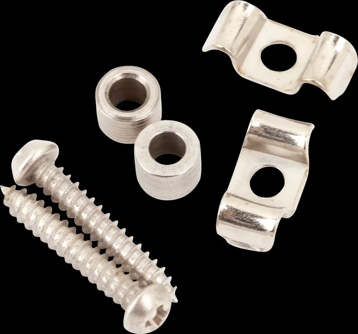 Fender Vintage-Style Stratocaster String Guides (Set of 2) – Chrome