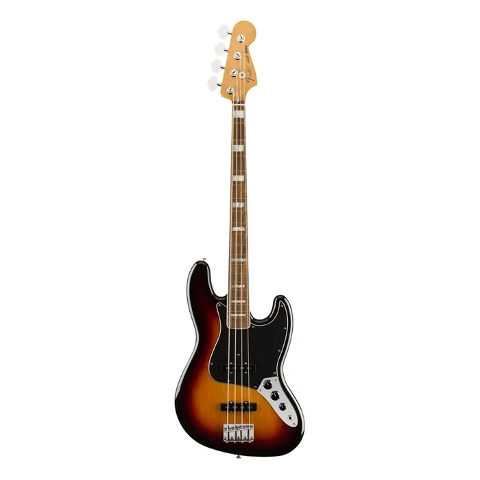 Fender Vintera 70s Jazz Bass Guitar w/Pau Ferro Fretboard – 3 Colour Burst