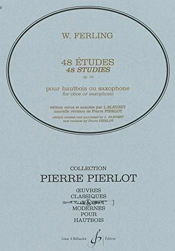 Ferling : 48 Studies Op31 For Oboe Or Saxophone Solo (Billaudot)