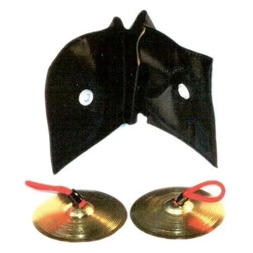 Finger Cymbals 2″ Brass Pair Kids Percussion Zills