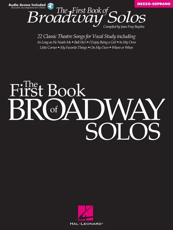 First Book of Broadway Solos – Mezzo-Soprano/Alto
