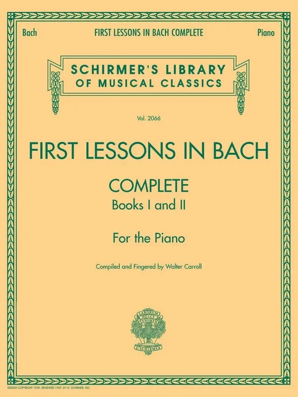 First Lessons in Bach, Complete Books 1 and 2