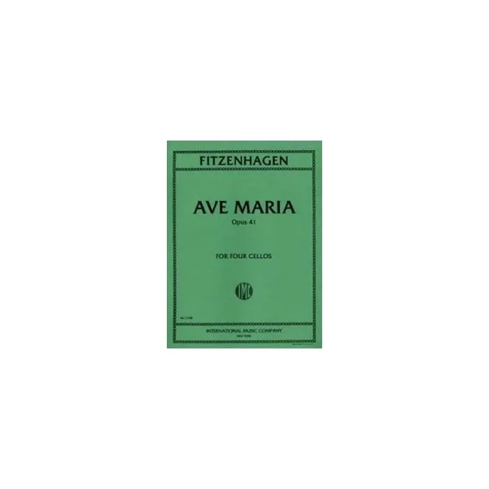 Fitzenhagen, Wilhelm – Ave Maria op. 41