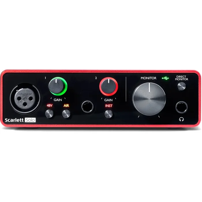 Focusrite Scarlett Solo 3rd Gen 2-in, 2-out USB Audio Interface