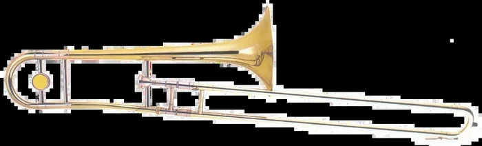 Fontaine Bb Tenor Trombone with Case, Model FBW502, Large Bore Yellow Brass