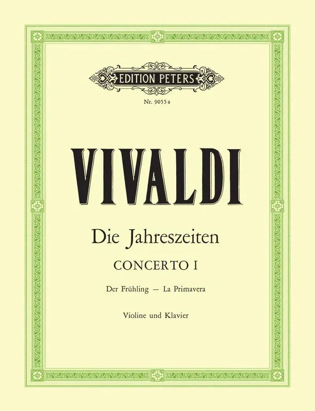 Four Seasons Spring Concerto E Op 8 No 1 (Softcover Book)