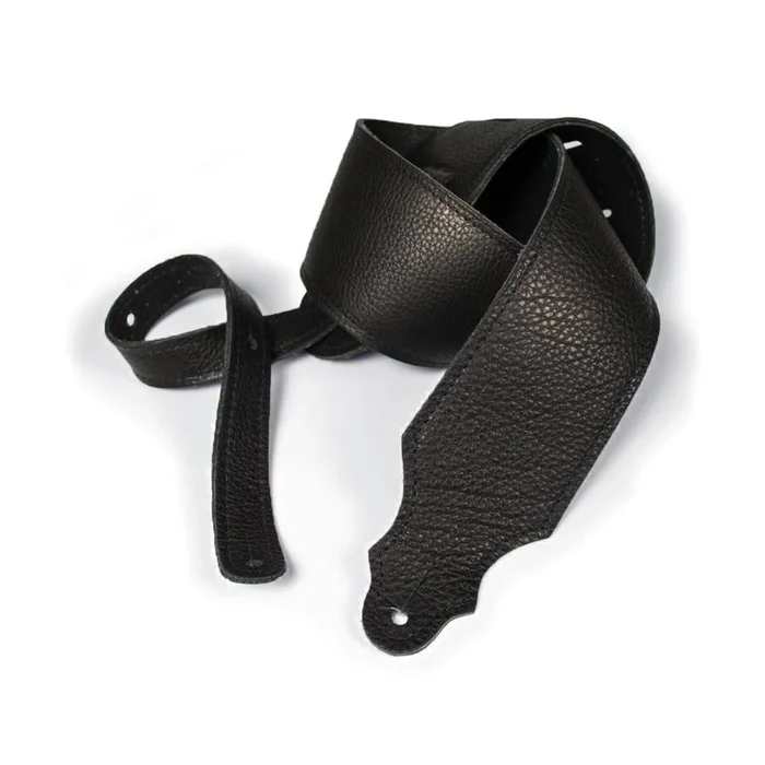 Franklin 3″ Black Purist Leather Strap with Buck Backing, Adjustable 36″-56″