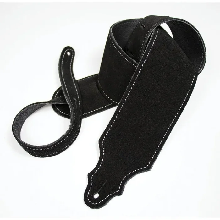 Franklin 3″ Black Suede Strap with Leatherette Backing for Comfort