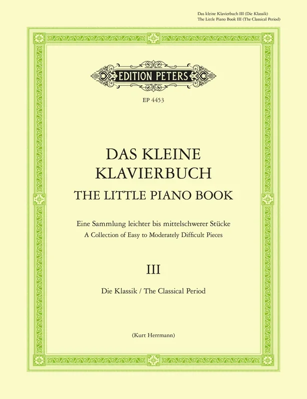 Franz Anton Hoffmeister : Franz Anton Hoffmeister : Menuettino – Piano – Faber Digital