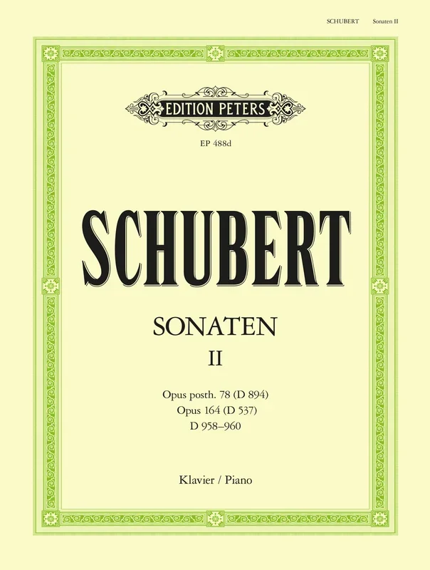 Franz Schubert : Franz Schubert : Piano Sonata Op. 147 D575 – Piano – Faber Digital