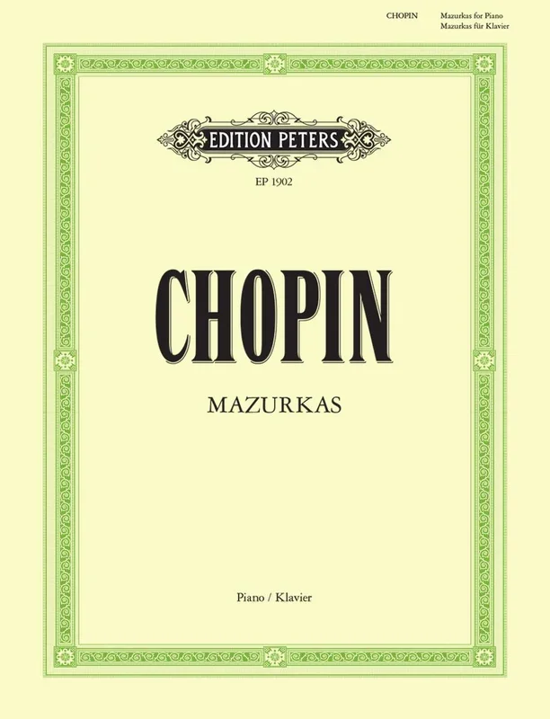 Frederic Chopin : Frederic Chopin : Mazurkas Op. 56 No. 3 – Piano – Faber Digital