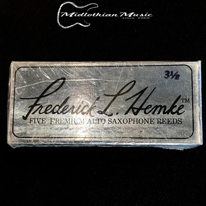 Frederick L. Hemke – 5 Premium Alto Sax Reeds – 3.5 Size – New Old Stock