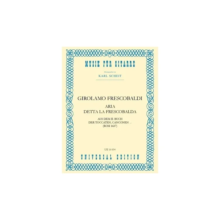 Frescobaldi, Girolamo – Aria detta la Frescobalda