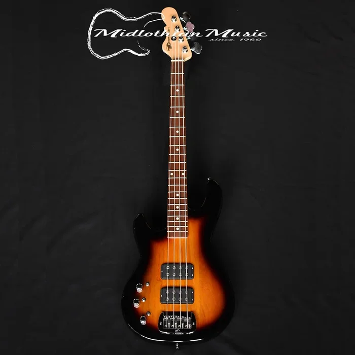 G&L Tribute L2000 – Left-Handed Electric Bass – 3-Tone Sunburst Finish (200604774)