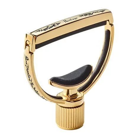 G7th Heritage Standard Gold Capo with Adaptive Radius Technology for Guitar