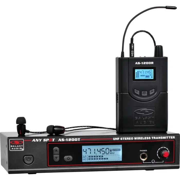 Galaxy Audio AS-1200D Wireless in-Ear Personal Monitor System – D Band