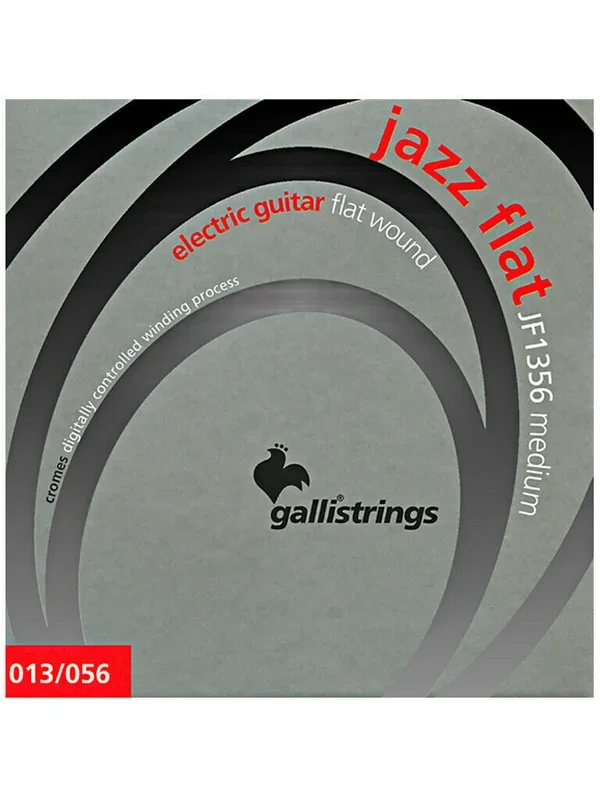Galli Flat Wound Nickel Wrapped Medium Jazz Electric Guitar Strings