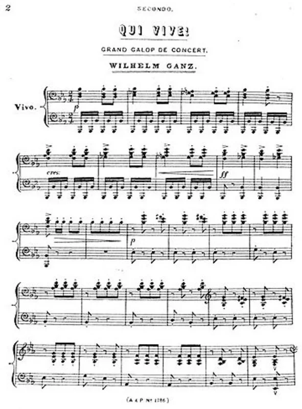 Ganz – Qui Vive! Piano Duet
