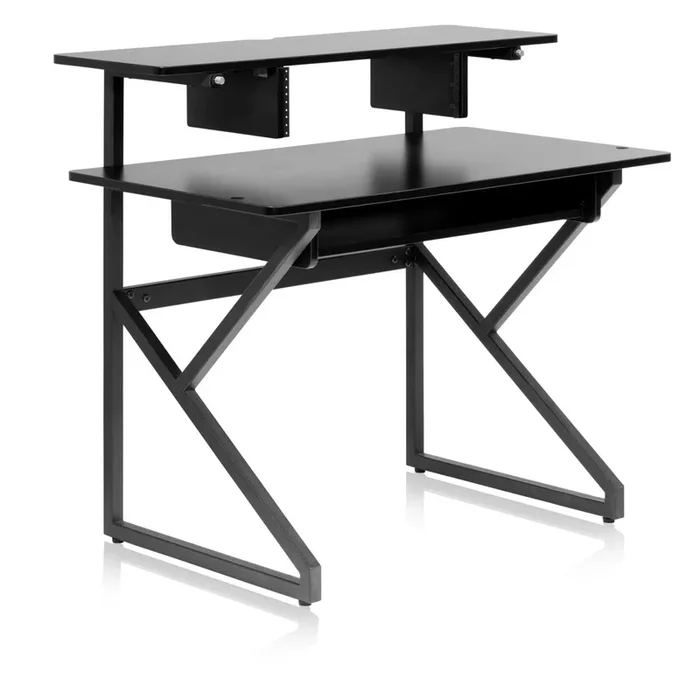 Gator Frameworks Content Creator Furniture Series Main Desk – Black Finish