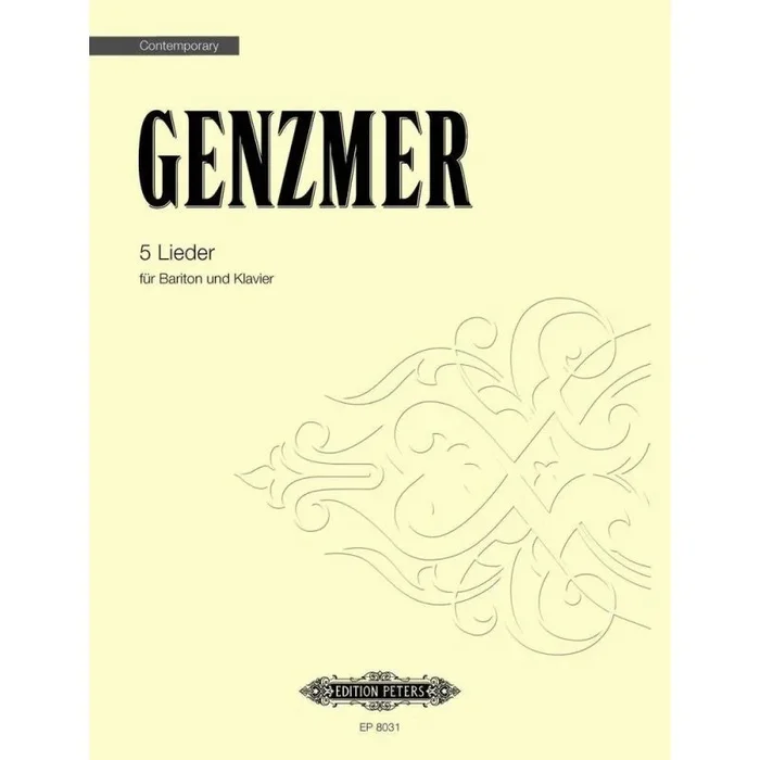 Genzmer, Harald – Five Songs