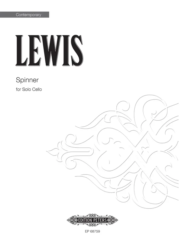 George Lewis : George Lewis : Spinner – Cello – Faber Digital