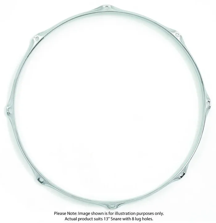 Gibraltar 13″/8 Lug Snare Side Steel Power Hoop (Pk-1)