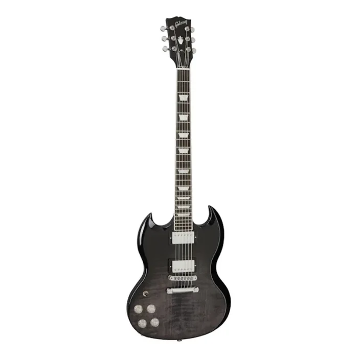 Gibson SG Modern Left-Handed Electric Guitar – Trans Black Fade