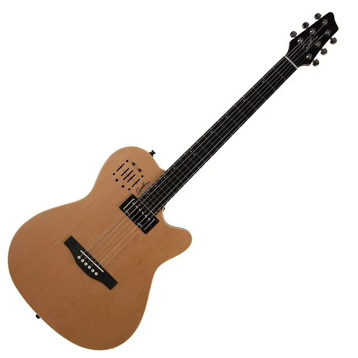 Godin A6 Ultra Acoustic Electric Solid Cedar Top Mahogany Neck in Natural – 30293
