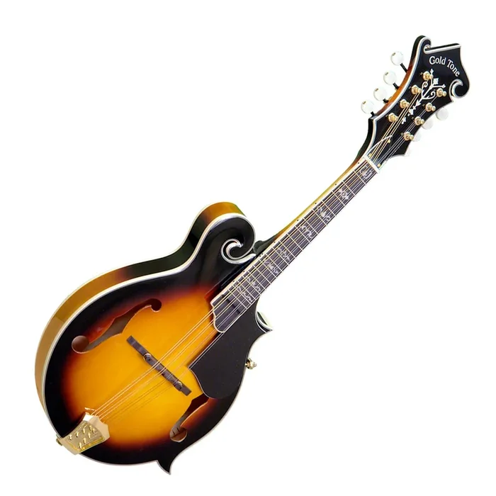Gold Tone Spruce Top F Style Mandolin with Hardshell Case – GM35