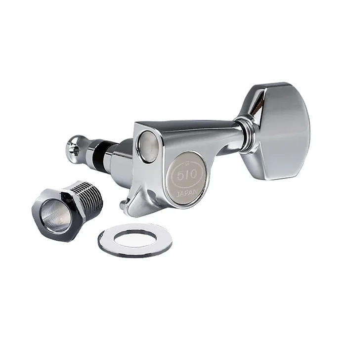 Gotoh Guitar Machine Head Diecast 6L Chrome Baby 510
