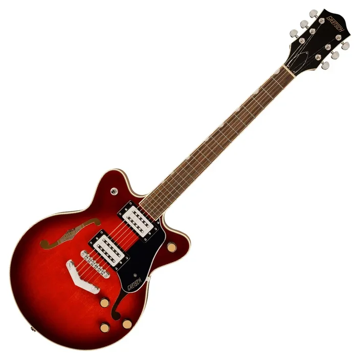 Gretsch G2655 Streamliner Center Block Jr Double Cut V Stoptail Electric Guitar Laurel in Claret Burst – 2817100561