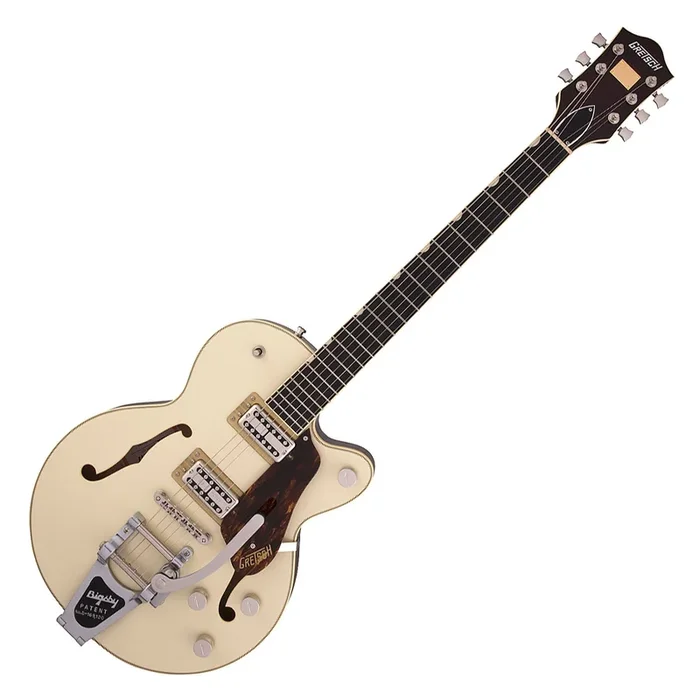 Gretsch G6659T Players Edition Broadkaster JR Electric Guitar Bigsby in Two Tone Lotus Ivory – 2401801872