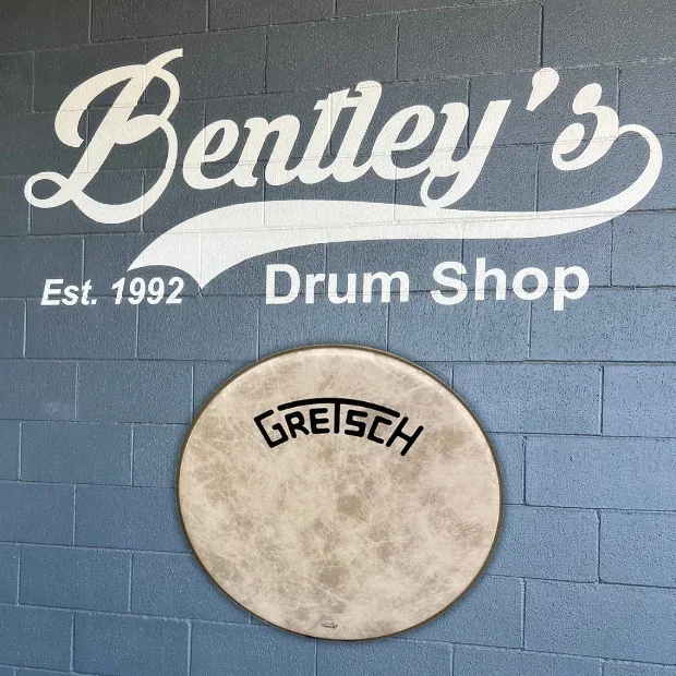 Gretsch GRDHFS22B Broadkaster 22 ” Bass Drum Logo Fiberskyn Drumhead *IN STOCK*