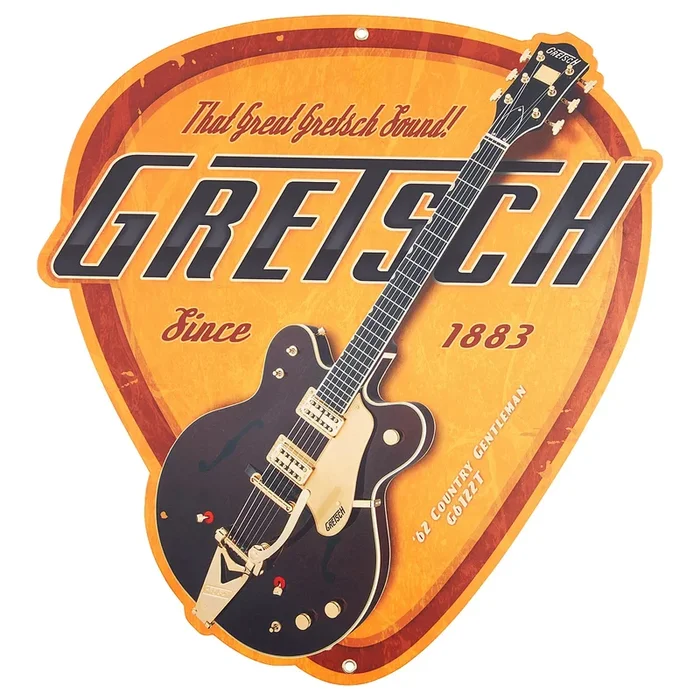 Gretsch Logo Picks Vintage Tin Sign – 9228477100