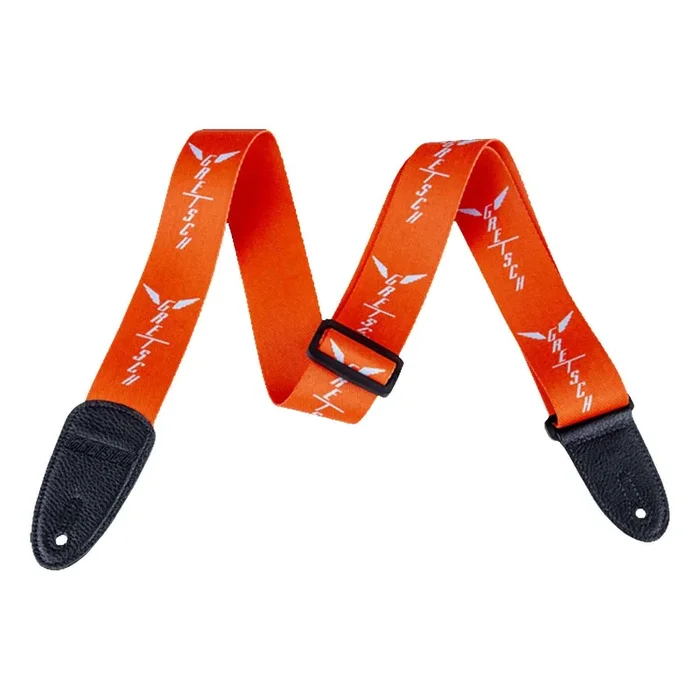 Gretsch Logo Wings Orange/Grey Guitar Strap – 9229464003