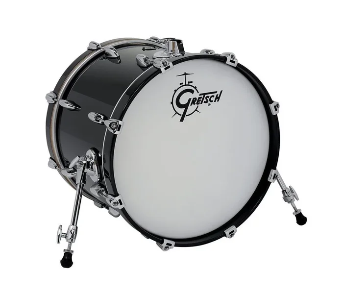 Gretsch Renown Maple 18 ” x 14 ” Bass Drum in Piano Black