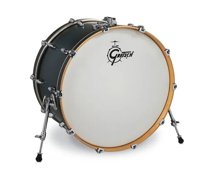 Gretsch Renown Maple 24 ” x 14 ” Bass Drum in Satin Antique Blue Burst