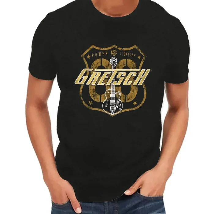 Gretsch Route 83 T Shirt In Black Medium – 9227883506