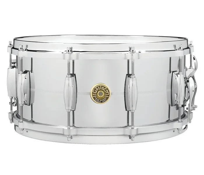 Gretsch USA 14‚Äù x 6.5‚Äù Chrome Over Brass Shell Snare Drum
