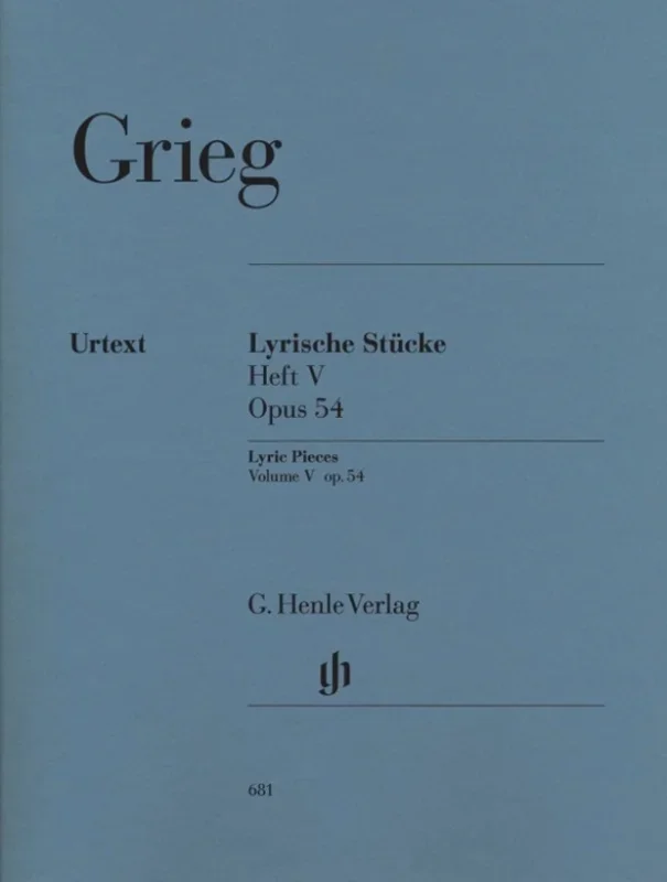 Grieg – Lyric Pieces Op 54 Urtext (Softcover Book)