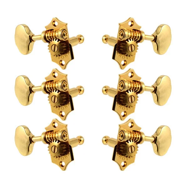 Grover Sta Tite Butterbean Tuners in Nickel 3+3 – TK7918001
