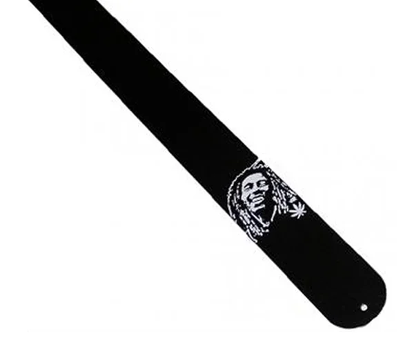 Guitar Strap-Leather Klondyke Black- Main Man