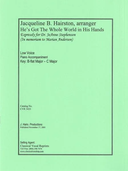 Hairston: He’s got the whole world in His hands