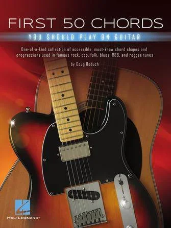 HAL LEONARD HL00300255 First 50 Chords You Should Play on Guitar