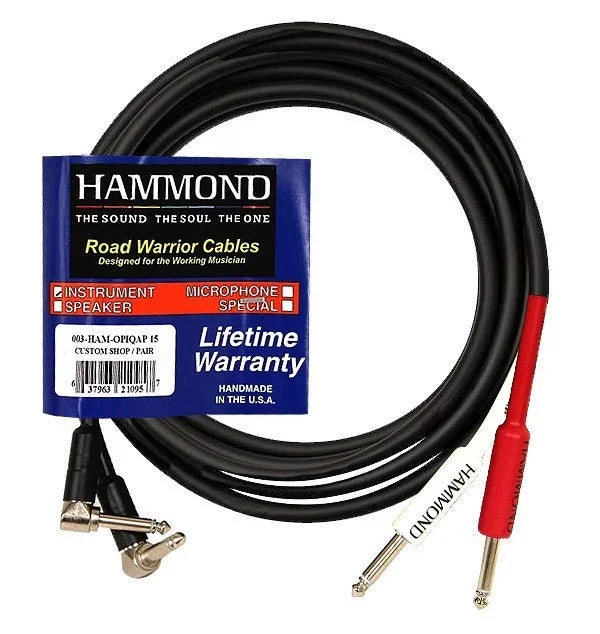 Hammond OPIQAP Instrument Cable – 15′