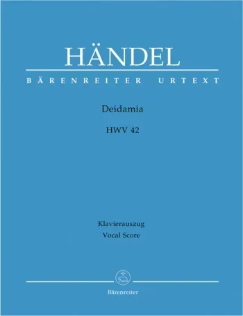 Handel : Deidamia (HWV 42) (It-G) (Urtext). : Vocal Score: (Barenreiter)