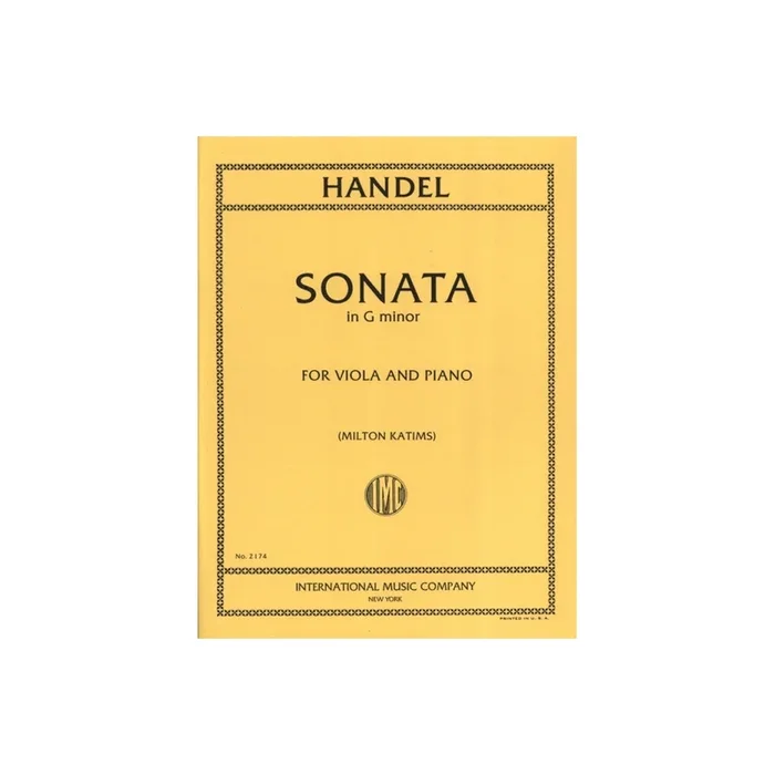 Handel, George Frideric – Sonata G minor