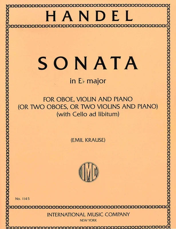 Handel: Sonata in E-flat Major for Oboe, Violin & Piano